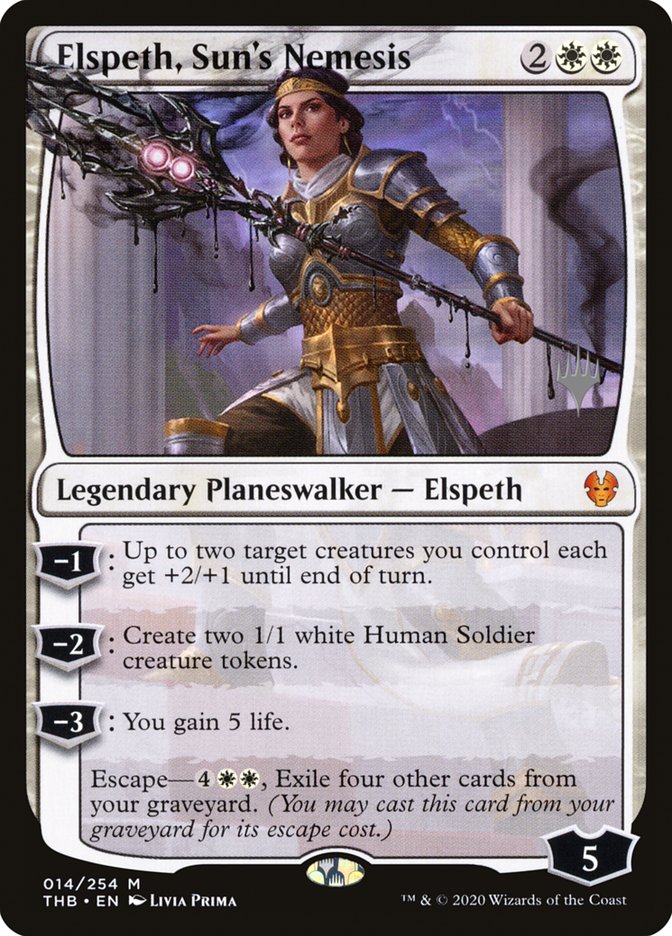 Elspeth, Sun's Nemesis (Promo Pack) [Theros Beyond Death Promos] | GnG Games