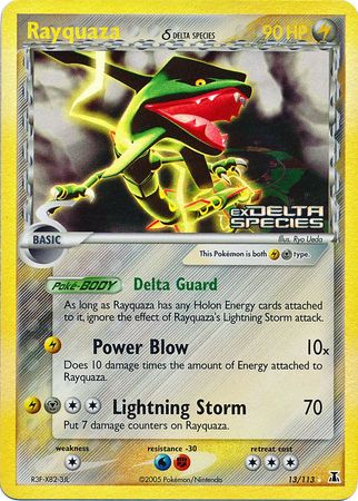 Rayquaza (13/113) (Delta Species) (Stamped) [EX: Delta Species] | GnG Games