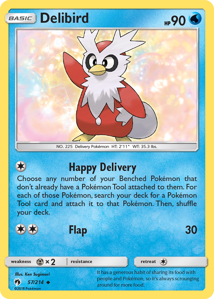 Delibird (57/214) [Sun & Moon: Lost Thunder] | GnG Games