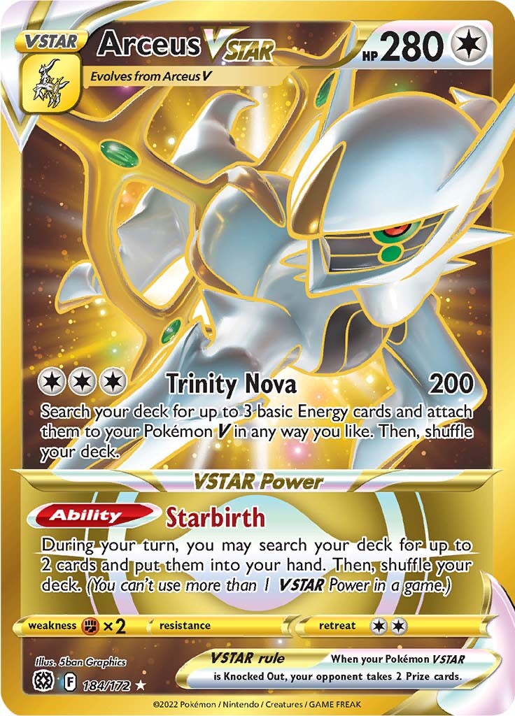 Arceus VSTAR (184/172) [Sword & Shield: Brilliant Stars] | GnG Games