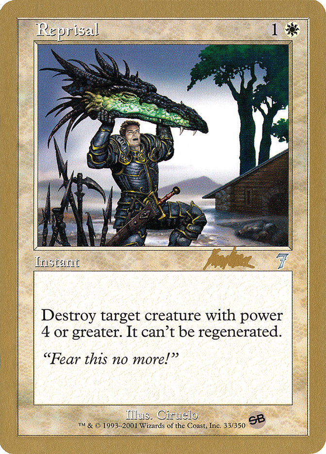 Reprisal (Brian Kibler) (SB) [World Championship Decks 2002] | GnG Games