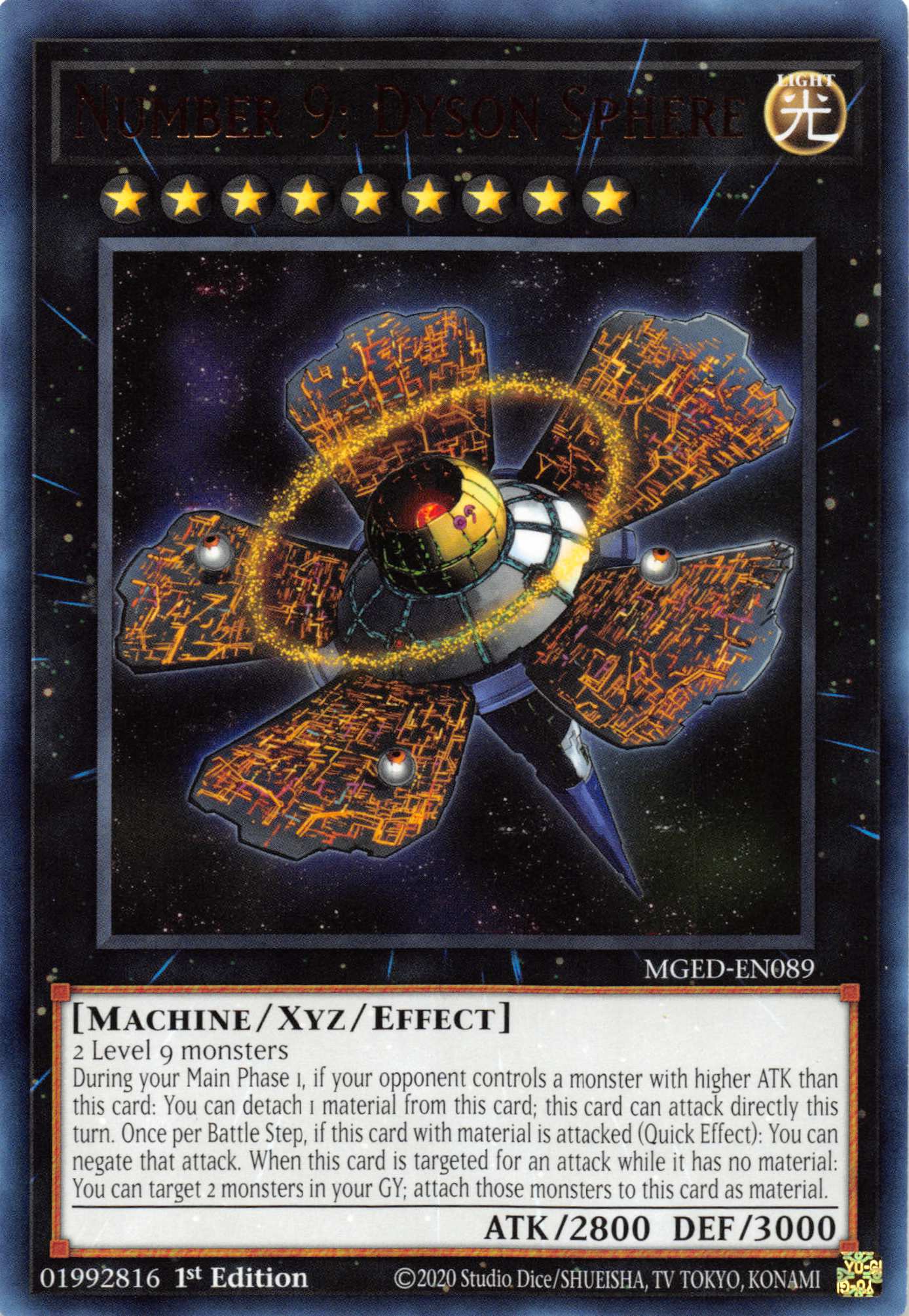 Number 9: Dyson Sphere [MGED-EN089] Rare | GnG Games