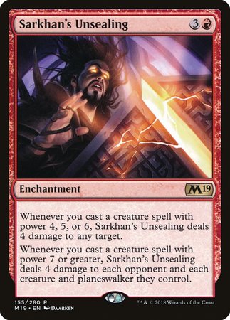 Sarkhan's Unsealing [Core Set 2019] | GnG Games