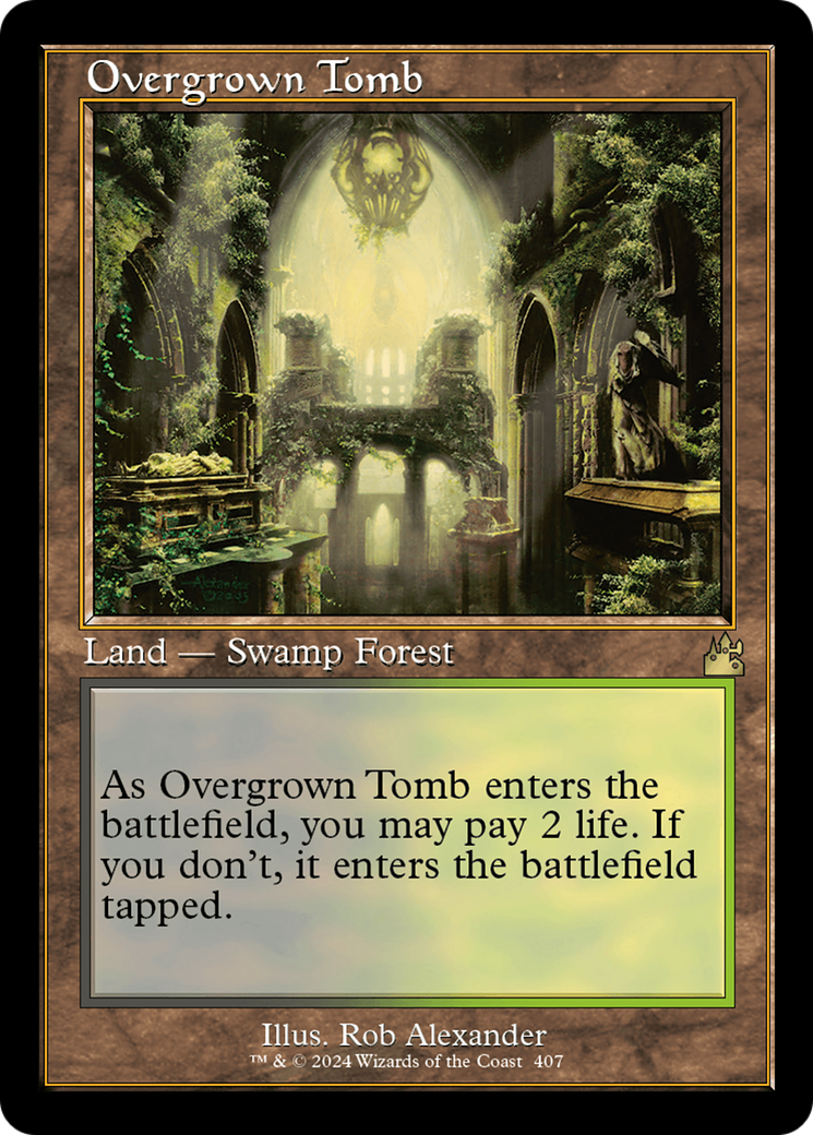 Overgrown Tomb (Retro) [Ravnica Remastered] | GnG Games