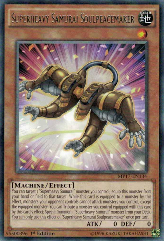 Superheavy Samurai Soulpeacemaker [MP17-EN134] Rare | GnG Games