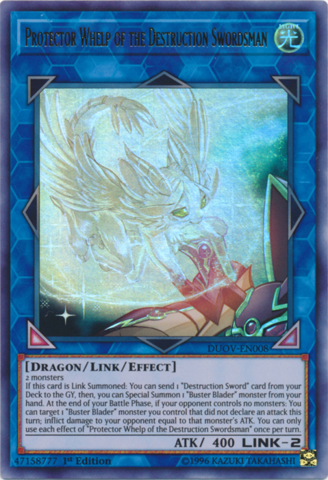 Protector Whelp of the Destruction Swordsman [DUOV-EN008] Ultra Rare | GnG Games
