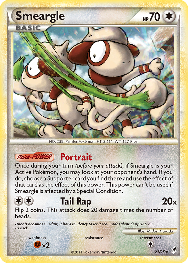 Smeargle (21/95) [HeartGold & SoulSilver: Call of Legends] | GnG Games