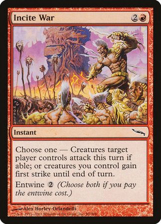 Incite War [Mirrodin] | GnG Games