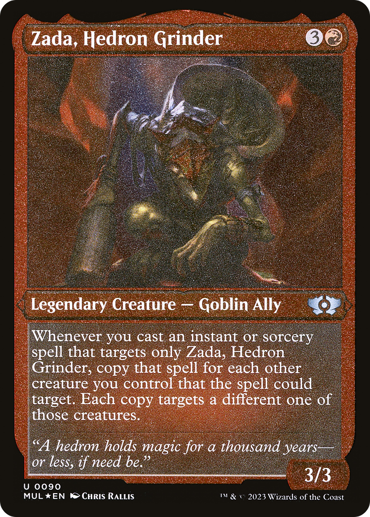 Zada, Hedron Grinder (Foil Etched) [Multiverse Legends] | GnG Games