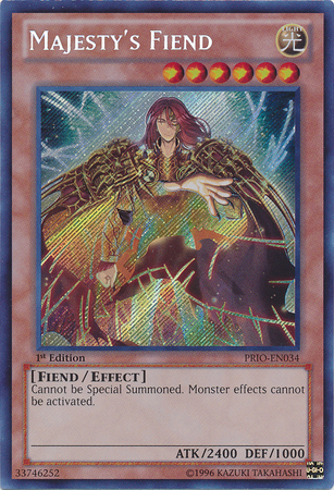 Majesty's Fiend [PRIO-EN034] Secret Rare | GnG Games