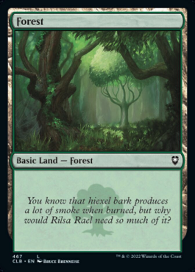 Forest (467) [Commander Legends: Battle for Baldur's Gate] | GnG Games