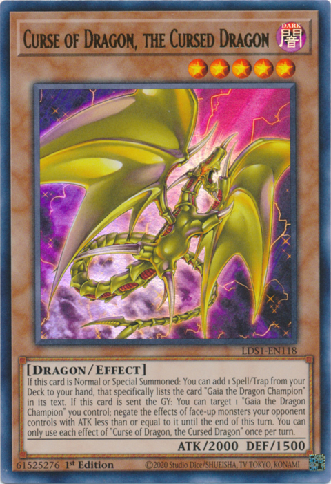 Curse of Dragon, the Cursed Dragon [LDS1-EN118] Ultra Rare | GnG Games
