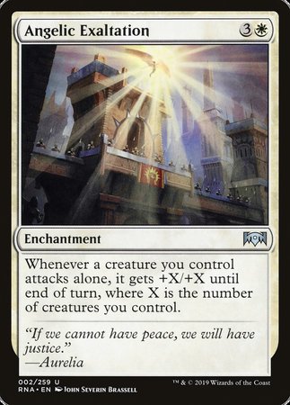 Angelic Exaltation [Ravnica Allegiance] | GnG Games