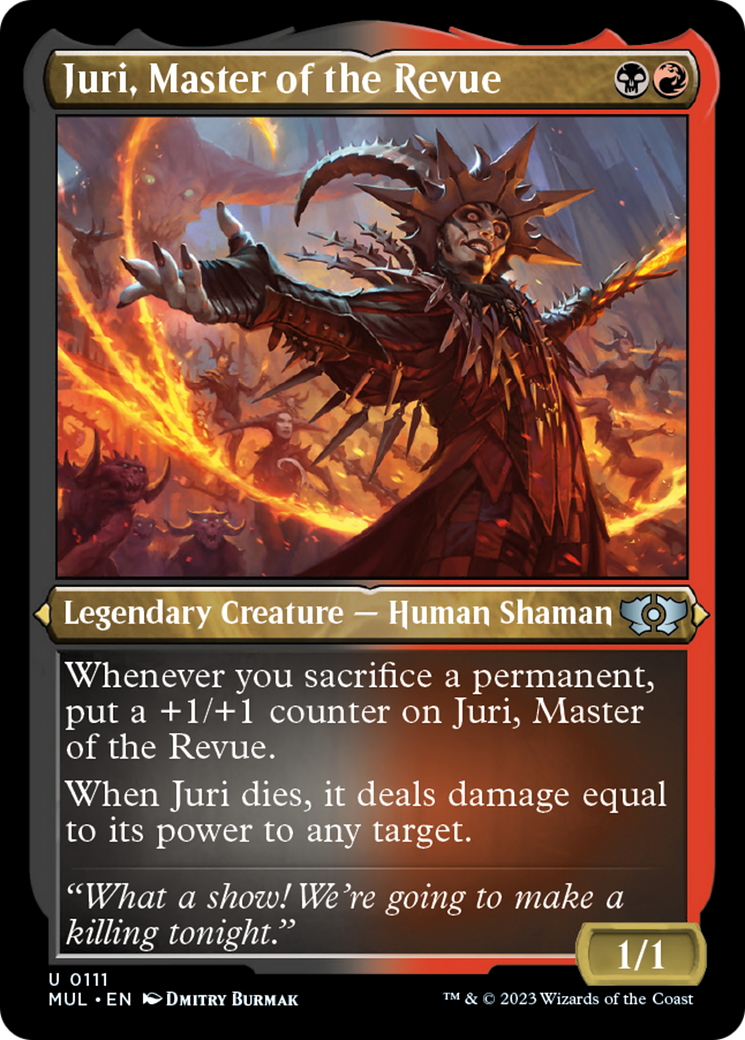 Juri, Master of the Revue (Foil Etched) [Multiverse Legends] | GnG Games