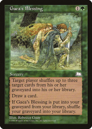 Gaea's Blessing [Weatherlight] | GnG Games