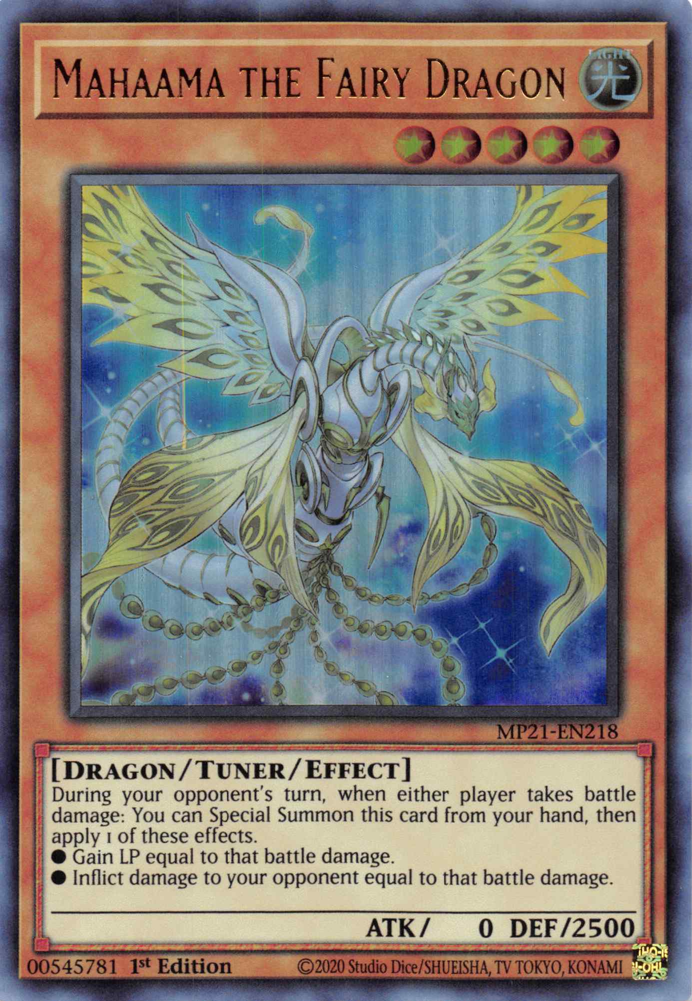 Mahaama the Fairy Dragon [MP21-EN218] Ultra Rare | GnG Games