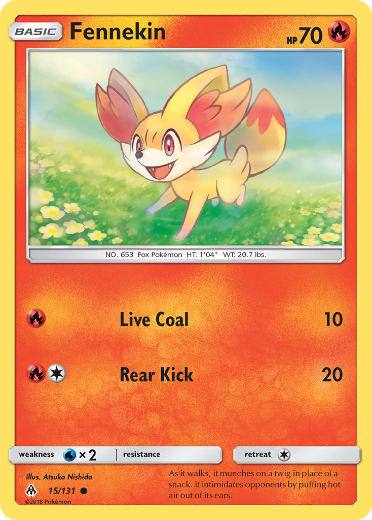 Fennekin (15/131) [Sun & Moon: Forbidden Light] | GnG Games