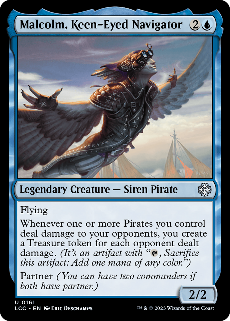 Malcolm, Keen-Eyed Navigator [The Lost Caverns of Ixalan Commander] | GnG Games