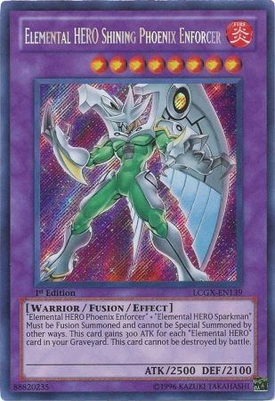 Elemental HERO Shining Phoenix Enforcer [LCGX-EN139] Secret Rare | GnG Games