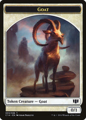 Goblin // Goat Double-sided Token [Commander 2014 Tokens] | GnG Games