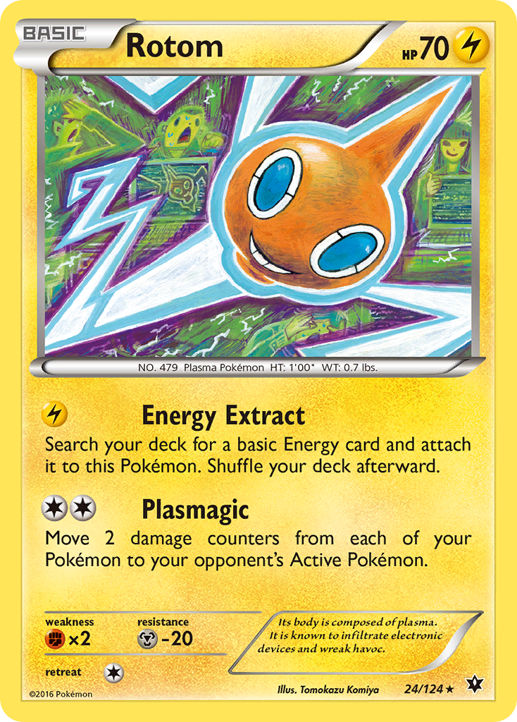 Rotom (24/124) [XY: Fates Collide] | GnG Games