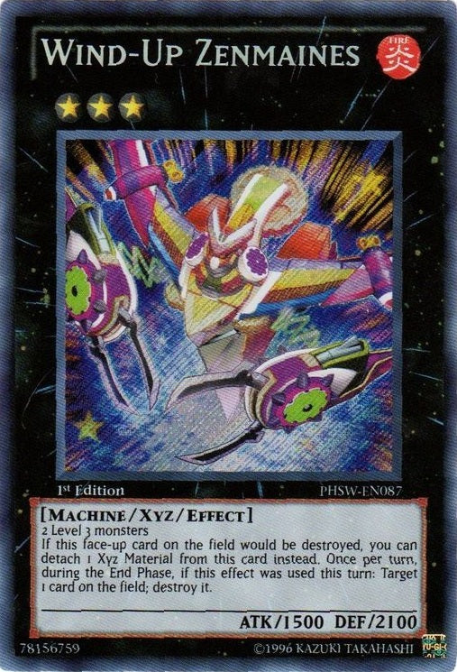 Wind-Up Zenmaines [PHSW-EN087] Secret Rare | GnG Games