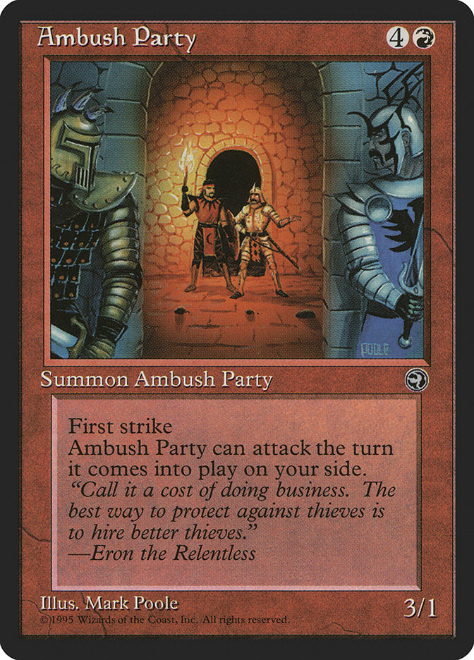 Ambush Party (Eron Flavor Text) [Homelands] | GnG Games