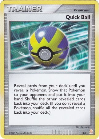 Quick Ball (10/11) [Diamond & Pearl: Trainer Kit - Lucario] | GnG Games