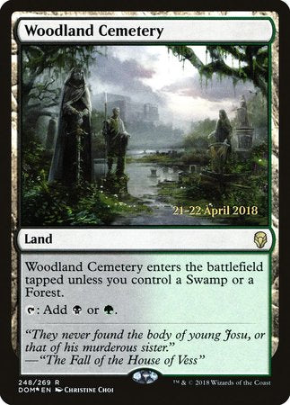 Woodland Cemetery [Dominaria Promos] | GnG Games