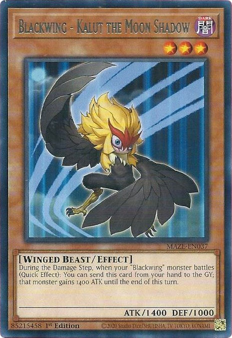 Blackwing - Kalut the Moon Shadow [MAZE-EN037] Rare | GnG Games