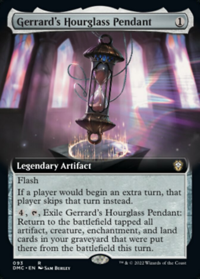Gerrard's Hourglass Pendant (Extended Art) [Dominaria United Commander] | GnG Games