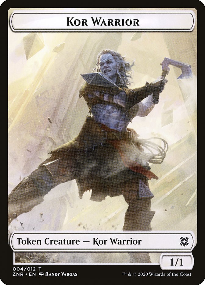 Kor Warrior Token [Zendikar Rising] | GnG Games