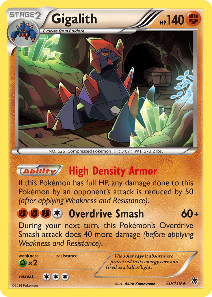 Gigalith (50/119) [XY: Phantom Forces] | GnG Games