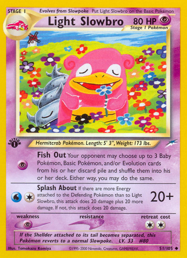 Light Slowbro (51/105) [Neo Destiny 1st Edition] | GnG Games