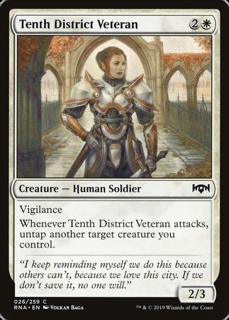 Tenth District Veteran [Ravnica Allegiance] | GnG Games