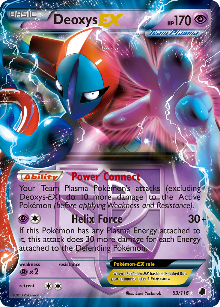 Deoxys EX (53/116) [Black & White: Plasma Freeze] | GnG Games