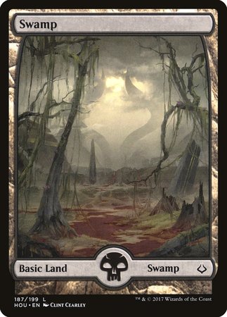 Swamp (187) - Full Art [Hour of Devastation] | GnG Games