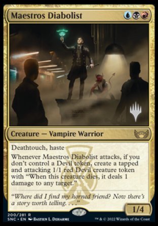 Maestros Diabolist (Promo Pack) [Streets of New Capenna Promos] | GnG Games