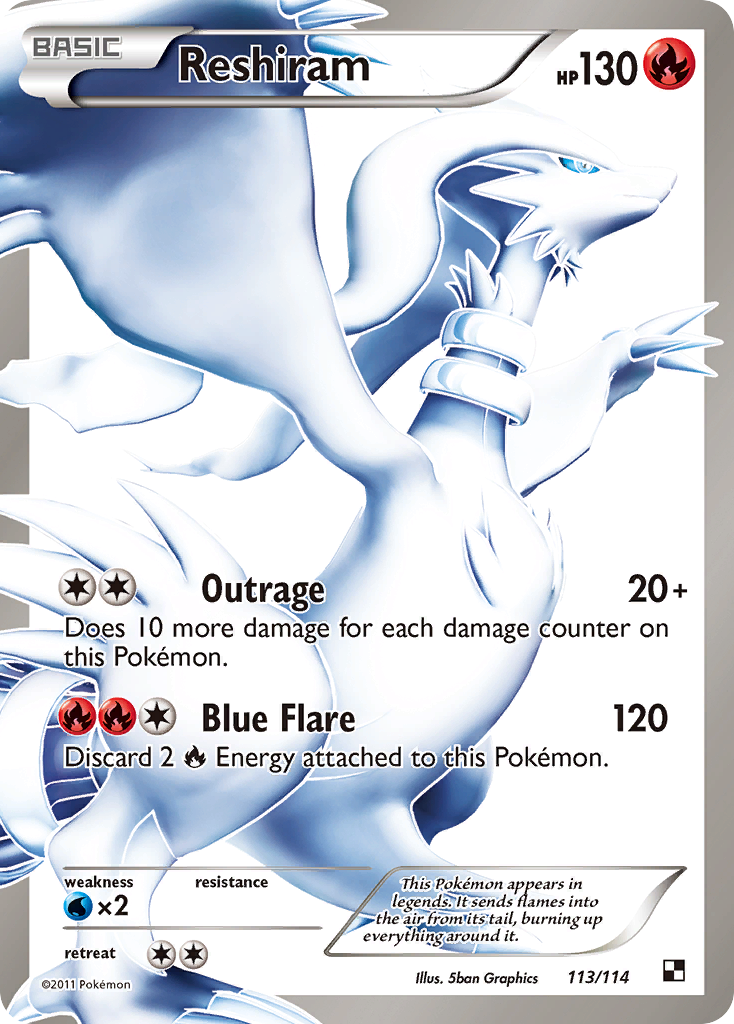 Reshiram (113/114) [Black & White: Base Set] | GnG Games