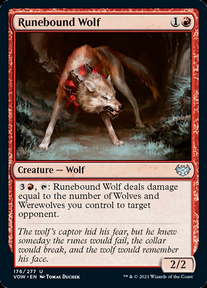 Runebound Wolf [Innistrad: Crimson Vow] | GnG Games