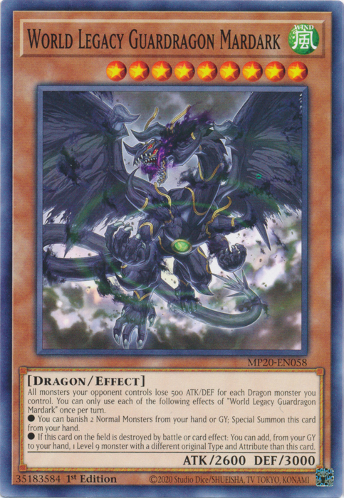 World Legacy Guardragon Mardark [MP20-EN058] Common | GnG Games