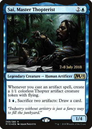 Sai, Master Thopterist [Core Set 2019 Promos] | GnG Games