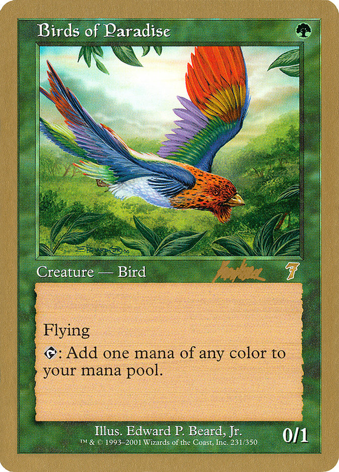 Birds of Paradise (Brian Kibler) [World Championship Decks 2002] | GnG Games