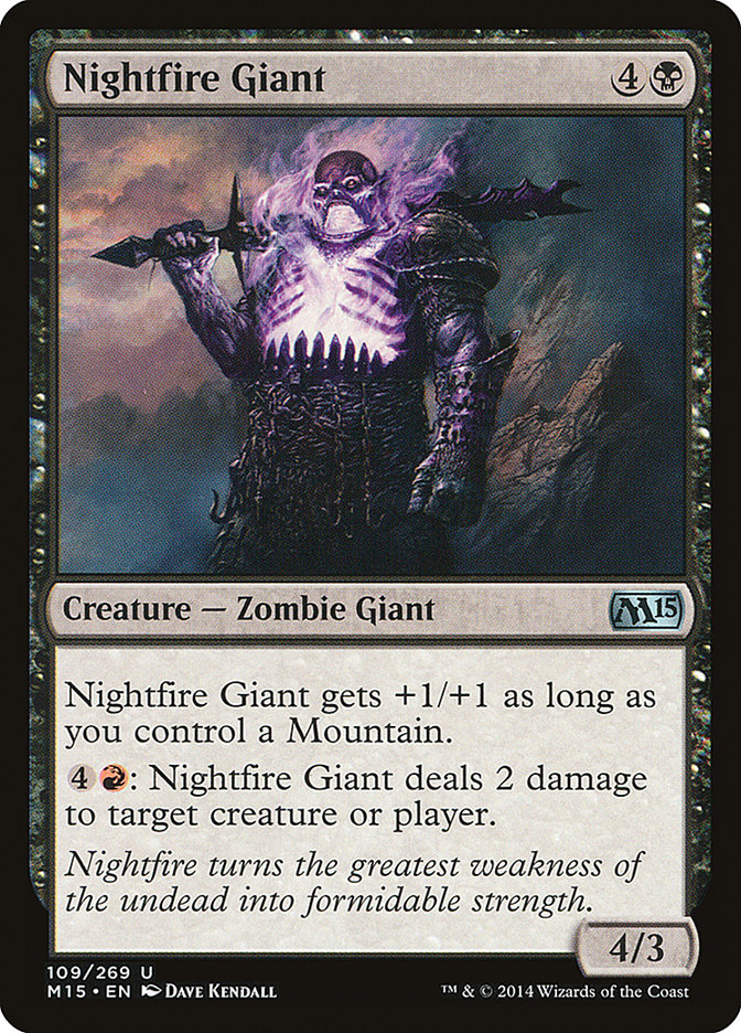 Nightfire Giant [Magic 2015] | GnG Games