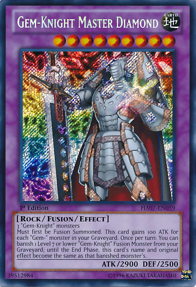 Gem-Knight Master Diamond [HA07-EN059] Secret Rare | GnG Games