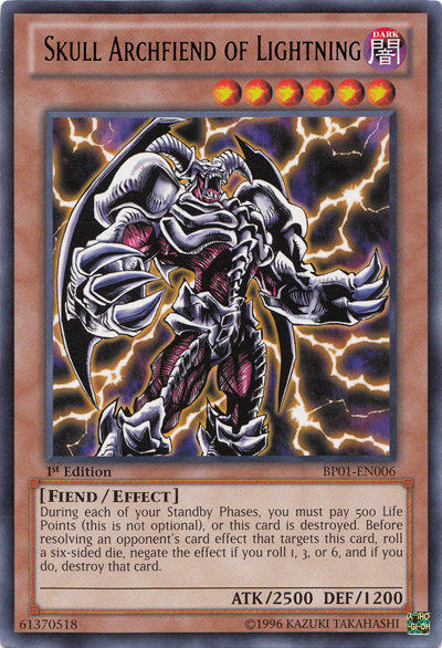 Skull Archfiend of Lightning [BP01-EN006] Rare | GnG Games