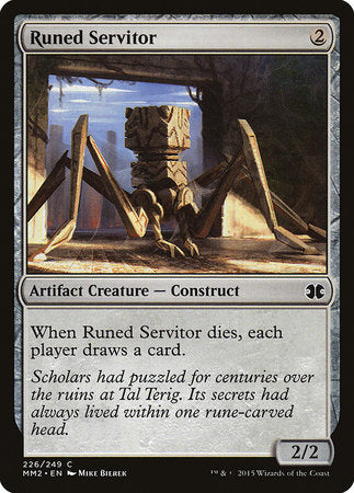 Runed Servitor [Modern Masters 2015] | GnG Games