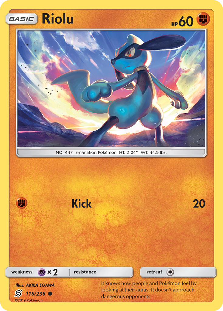 Riolu (116/236) [Sun & Moon: Unified Minds] | GnG Games