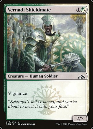 Vernadi Shieldmate [Guilds of Ravnica] | GnG Games