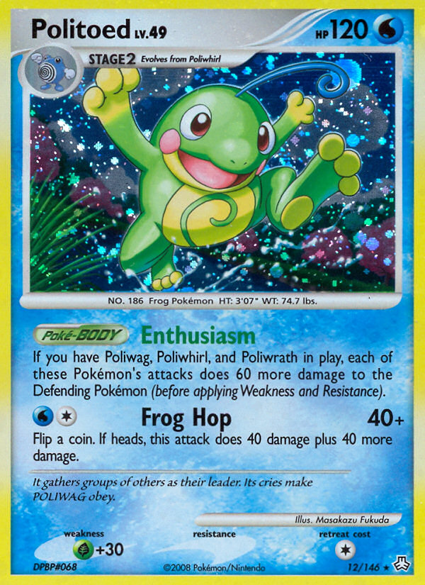 Politoed (12/146) [Diamond & Pearl: Legends Awakened] | GnG Games